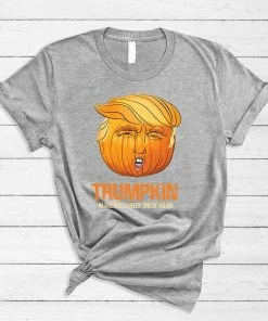 Shethatlaughs Halloween Clothing Halloween Shirt, Unisex Shirt Donald Trump T Shirt For Halloween, Trumpkin - Make Halloween Great Again! Fast Shipping Available