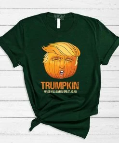 Shethatlaughs Halloween Clothing Halloween Shirt, Unisex Shirt Donald Trump T Shirt For Halloween, Trumpkin - Make Halloween Great Again! Fast Shipping Available