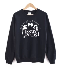 Onlineamericanstore Hocus Pocus Sweatshirt | Halloween Shirt | Unisex Sanderson Sisters Sweater Halloween Women Clothing