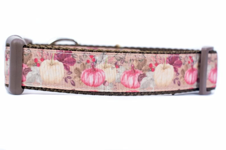 Onlineamericanstore Vintage Pumpkin Dog Collar - Thanksgiving Dog Collar- 1 Inch Wide - Buckle Or Martingale Collar - Fall Dog Collar - Victorian Dog Collar Halloween Pets Accessories 6 Onlineamericanstore Vintage Pumpkin Dog Collar - Thanksgiving Dog Collar- 1 Inch Wide - Buckle Or Martingale Collar - Fall Dog Collar - Victorian Dog Collar Halloween Pets Accessories