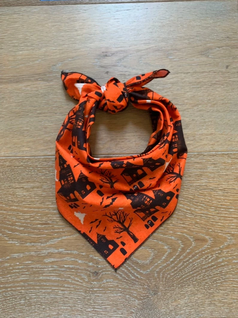 Onlineamericanstore Halloween Dog Bandana, Halloween Haunted House Bandana, Pet Bandana, Dog Bandanas, Tie On Bandana, Dog Bandana For Halloween, Halloween Pets Accessories 9 Onlineamericanstore Halloween Dog Bandana, Halloween Haunted House Bandana, Pet Bandana, Dog Bandanas, Tie On Bandana, Dog Bandana For Halloween, Halloween Pets Accessories