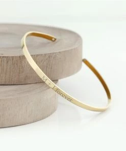 Onlineamericanstore Personalized Bracelet Jewelry Friendship Bracelet For Women Bridesmaid Gift Custom Bangle Personalized Gift Name Jewelry -DFBR Custom Name Accessories