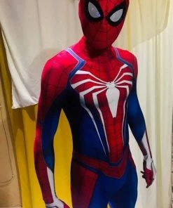 Onlineamericanstore Superheroes Mens Costumes FREE SHIP PS4 Spider-Man Costume 3D Print For Adults And Kids