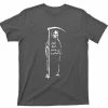 BdcThrees Store Grim Reaper T Shirt - Chill Out I Came To Party Graphic TShirt Halloween Women Clothing 1 BdcThrees Store Grim Reaper T Shirt - Chill Out I Came To Party Graphic TShirt Halloween Women Clothing