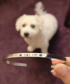 Onlineamericanstore Custom Skinny Cuff | Your Own Text | Custom Bracelet | Customized Cuff | Personalized Bracelet For Women | Coordinate Bracelet | Thin Bangle