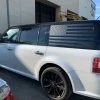 Onlineamericanstore 09-19 Ford Flex American Flag Decal - Sticker Custom Window Design Side Usa American US Unique Se Sel Eco Boost Black Turbo Update Your Settings Patriotic Stickers