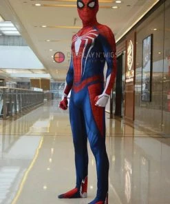Onlineamericanstore Superheroes Mens Costumes FREE SHIP PS4 Spider-Man Costume 3D Print For Adults And Kids