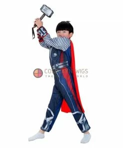Onlineamericanstore Superheroes Kids Costumes Avengers: Age Of Ultron Thor Jumpsuit For Kids