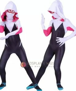 Onlineamericanstore Superheroes Kids Costumes Spider Gwen Stacy Spiderman Costume For Halloween Cosplay Girls WomenSpider Suit Anti-Venom Gwen