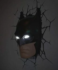 Onlineamericanstore Superheroes Accessories Warner Bros DC Comics Batman Mask 3D Deco Light