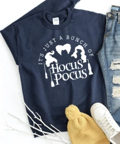 Onlineamericanstore Hocus Pocus Sweatshirt | Halloween Shirt | Unisex Sanderson Sisters Sweater Halloween Women Clothing