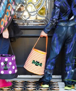 The American Store Trick Or Treat Bag, Trick-or-treat Bucket, Halloween Bucket, Personalized, Halloween Basket, Monogram, Trick-or-treat, Halloween Bag Halloween Accessories