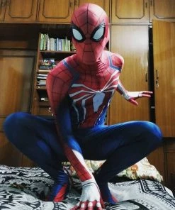 Onlineamericanstore Superheroes Mens Costumes FREE SHIP PS4 Spider-Man Costume 3D Print For Adults And Kids