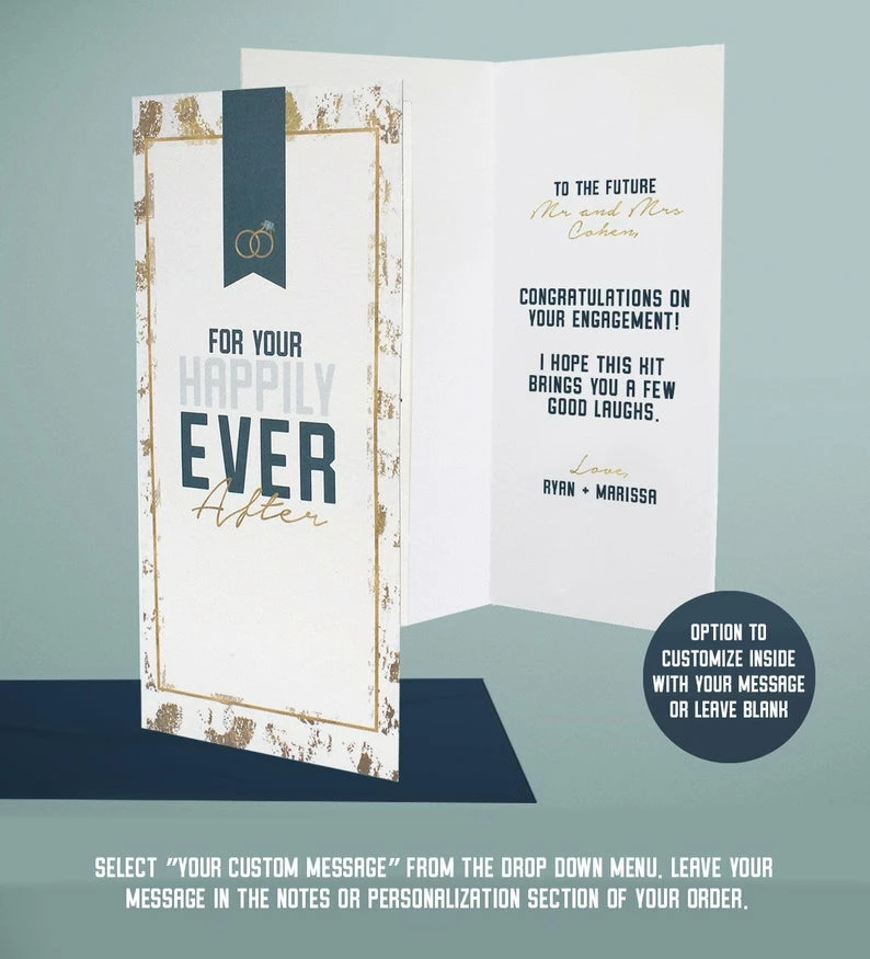 Onlineamericanstore Gift Collection Funny Engagement Gift For Couples, Unique Newly Engaged Gift Set, Engagement Gift Box, Engagement Present, Newlywed Gift, Funny Wedding Gift 11 Onlineamericanstore Gift Collection Funny Engagement Gift For Couples, Unique Newly Engaged Gift Set, Engagement Gift Box, Engagement Present, Newlywed Gift, Funny Wedding Gift