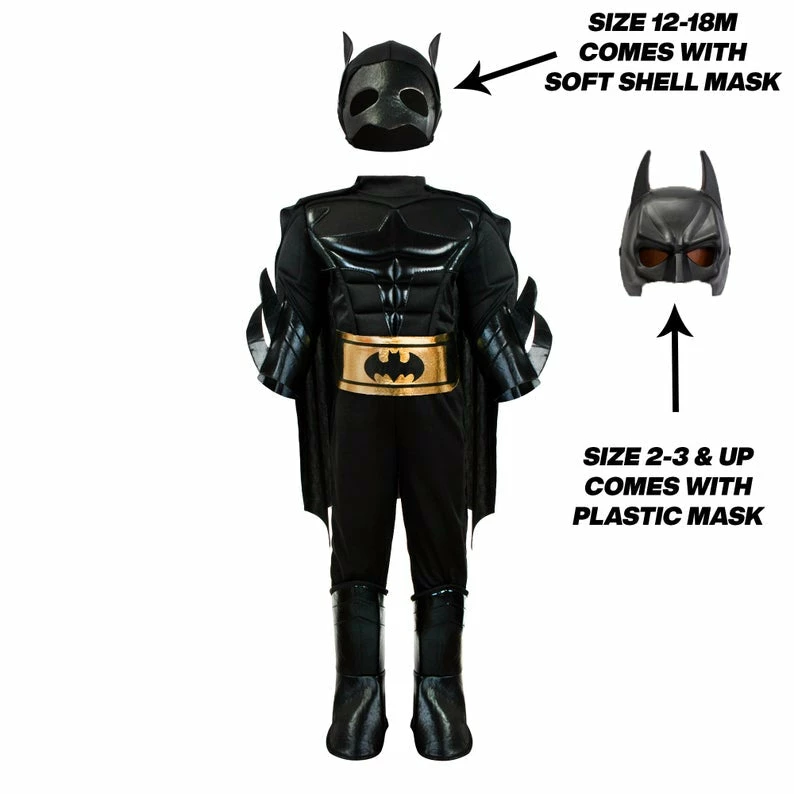 Onlineamericanstore Superheroes Kids Costumes Batman Dark Knight Boy's Costume For Kids 6 Onlineamericanstore Superheroes Kids Costumes Batman Dark Knight Boy's Costume For Kids