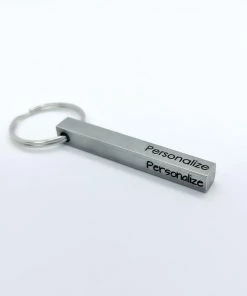 Onlineamericanstore Personalized Bar Keychain
