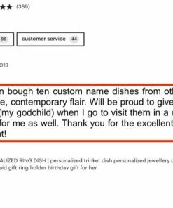 Onlineamericanstore Engagement Gift For Couple | Engagement Jewelry Dish Engagement Gift Idea Engagement Gift For Her Couples Initial Jewelry Ring Trinket Dish Gift Collection