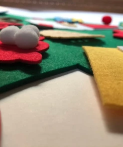 The American Store Felt Christmas Tree Advent Calendar, Kids Felt Christmas Tree Activity Kit DIY