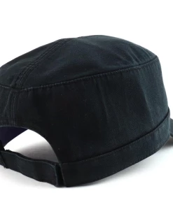 The American Store VOBOOM Summer Autumn Military Cap Men Women Washed Cotton Flat Top Army Hat With Air Hole Adjustable 162