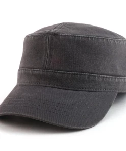 The American Store VOBOOM Summer Autumn Military Cap Men Women Washed Cotton Flat Top Army Hat With Air Hole Adjustable 162