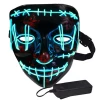 X-merry Toy Costume Store Halloween Costume LED Light Masks In Different Colors Glow In Dark Halloween Mask