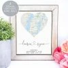 Onlineamericanstore Gift Collection Engagement Map Print Gift, Engagement Gift For Couple, Gift For Couple, Map Print, Engagement Print, Gift For Future Mrs, Keepsake Map