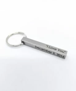 Onlineamericanstore Personalized Bar Keychain