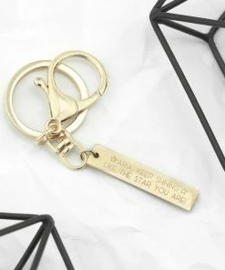 Onlineamericanstore Engraved Keychain For Women Custom Keychain Mens Gifts Personalized Keychain For Boyfriend Teacher Gift Personalized Couple Gifts - 8K
