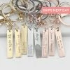 Onlineamericanstore Engraved Keychain For Women Custom Keychain Mens Gifts Personalized Keychain For Boyfriend Teacher Gift Personalized Couple Gifts - 8K