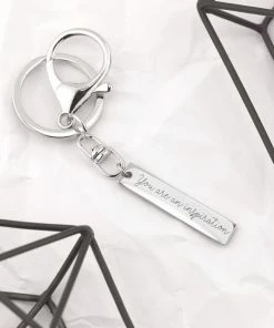 Onlineamericanstore Engraved Keychain For Women Custom Keychain Mens Gifts Personalized Keychain For Boyfriend Teacher Gift Personalized Couple Gifts - 8K