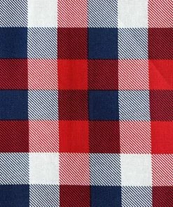 Onlineamericanstore Face Mask, Cloth Face Mask, Reusable Washable, Reversible, Adult Face Mask, Unisex Face Mask, Cotton Face Mask, Patriotic Check, Plaid