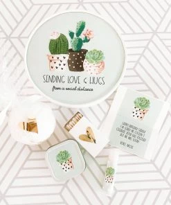 Onlineamericanstore Quaranitine Birthday Gifts Social Distancing Gift Quarantine Gift Box For Friends Social Distance Gift Self Care Package Quarantine Birthday Gifts For Her (EB3250SFLW)