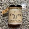 Onlineamericanstore I Miss Your Face Candle 2020 | Quarantine 2020 Candle | Quarantine Gift | 100% Soy Candle | Natural Candle | Funny Candle | Candle Gift