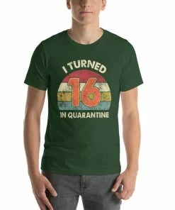Onlineamericanstore Quarantine Birthday Shirt, Custom Age, Any Age, I Turned Age In Quarantine, Quarantine 2020, Social Distancing Shirt, Quarantined Birthday