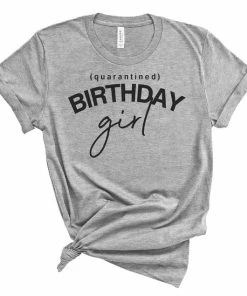 Onlineamericanstore Quarantine Birthday Girl Shirt - Youth Kids Bday Girl Quarantine And Chill - Quarantine Shirt - #quarantined Funny Social Distancing Sde3