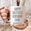 Onlineamericanstore Quarantine Birthday Gift Funny Birthday Mug Birthday 2020 Happy Shittiest Birthday Ever Coffee Cup For Men & Women