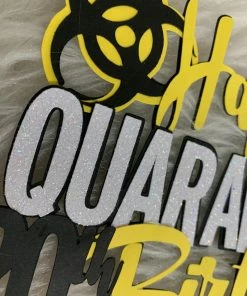Onlineamericanstore Quarantine Birthday - Quarantine Cake - Happy Quarantine - Quarantine Decor - Stay At Home Party - Toilet Paper Party - Virtual Birthday Quaranitine Birthday Gifts