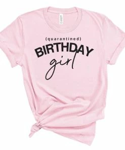 Onlineamericanstore Quarantine Birthday Girl Shirt - Youth Kids Bday Girl Quarantine And Chill - Quarantine Shirt - #quarantined Funny Social Distancing Sde3