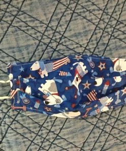 Onlineamericanstore FACE MASK, Pleated, Reusable, Reversible, And Washable