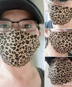 Onlineamericanstore Star Face Mask With Filter Pocket, Patriotic Star Face Mask For Adult, Washable Reusable Face Mask,100% Cotton, MADE IN USA