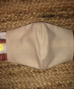 Onlineamericanstore Handmade Men’s Patriotic American Flag Men’s Face Mask 100% Cotton Fabric With Filter Pocket And Elastic Straps