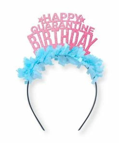 Onlineamericanstore Quarantine Birthday Gift - Funny Birthday Party Decor - Social Distance Queen - Self Isolation - 30th - 21st - 40th - 50th Birthday Tiara - Quaranitine Birthday Gifts