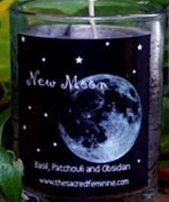 PaperAndWickBoutique Full Moon Halloween Candle - Halloween Decor - Halloween Scents - Fall Scents - Apothecary Jar - Horror Decor - Fall Candles - Autumn Halloween Accessories