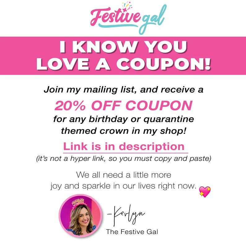 Onlineamericanstore Quarantine Birthday Gift - Funny Birthday Party Decor - Social Distance Queen - Self Isolation - 30th - 21st - 40th - 50th Birthday Tiara - Quaranitine Birthday Gifts 4 Onlineamericanstore Quarantine Birthday Gift - Funny Birthday Party Decor - Social Distance Queen - Self Isolation - 30th - 21st - 40th - 50th Birthday Tiara - Quaranitine Birthday Gifts