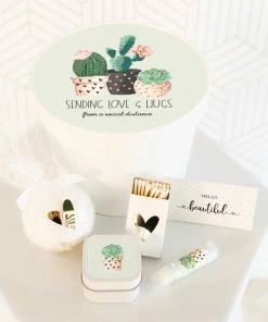 Onlineamericanstore Quaranitine Birthday Gifts Social Distancing Gift Quarantine Gift Box For Friends Social Distance Gift Self Care Package Quarantine Birthday Gifts For Her (EB3250SFLW)