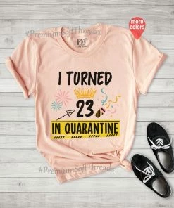 Onlineamericanstore Quarantine Birthday Shirt, Quarantine Birthday Gift, Custom Birthday Quarantined Shirt, Kids Birthday Quarantine, I Turned Age In Quarantine Quaranitine Birthday Gifts