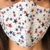 Onlineamericanstore Washable Reusable Reversible Double Layer Cotton Face Mask With Filter Pocket In Patriotic Stars And Various Prints - Priority Shipping 2 Onlineamericanstore Washable Reusable Reversible Double Layer Cotton Face Mask With Filter Pocket In Patriotic Stars And Various Prints - Priority Shipping