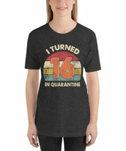 Onlineamericanstore Quarantine Birthday Shirt, Custom Age, Any Age, I Turned Age In Quarantine, Quarantine 2020, Social Distancing Shirt, Quarantined Birthday