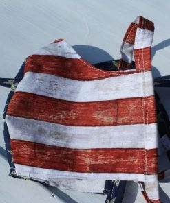 Onlineamericanstore American Flag Face Mask With Filter Pocket - 100% Cotton Face Mask - Washable Face Covering - Reusable Adult Face Mask - Patriotic Face Mask