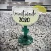 Onlineamericanstore Quarantine Gift|Margarita Glass| Personalized Gift| Gifts For Her| Mother's Day Gift| Teacher Gift| Pandemic 2020
